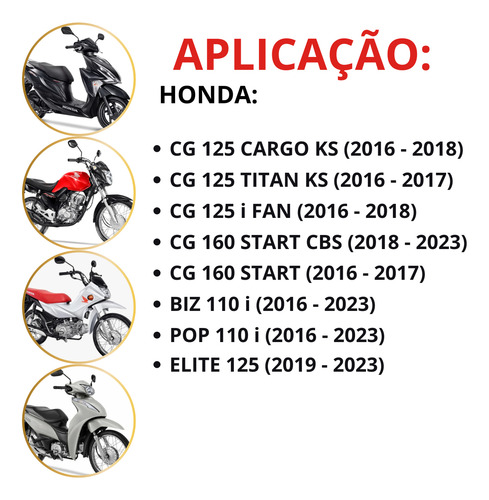 Sensor Map Tps Honda Elite 125 Ano 2019/2020/2021/2022/2023