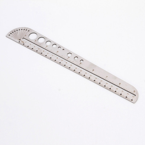 26,3 Cm - Gran Brújula Con Forma De Regla Multifunción De Ac