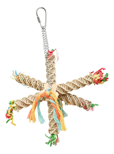 Juguetes Flexibles Parrot Rope Con Forma De Jaula Para Pájar