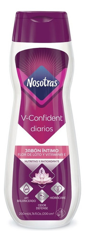 Jabon Intimo Nosotras V-confident X 200 - Ml A $98