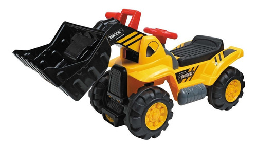 Buggy Pala Retro Excavadora Mecanica Con Sonido Roma Color Amarillo Y Negro