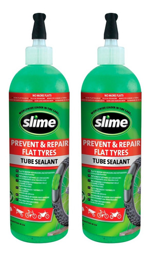 Selante Slime Pneu Carros Caminhonetes 473ml 2 Unidades