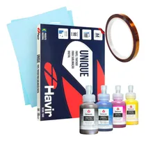 Comprar Tinta Sublimática Gênesis 4x100ml 1 Fita 500 Folhas A4 90g