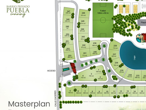 Lote Central En Venta - Puebla Canning Barrio Privado