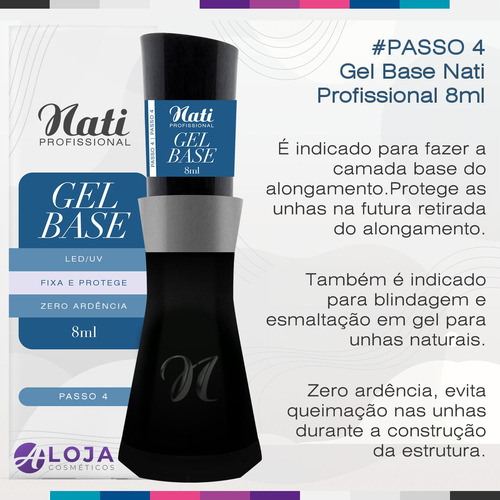 Kit Alongamento Nati - 9 Itens - Gel T3 - Profissional