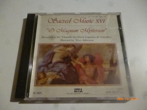 Musica Sacra Del Siglo Xvi.appia.canada.1991.impecable.