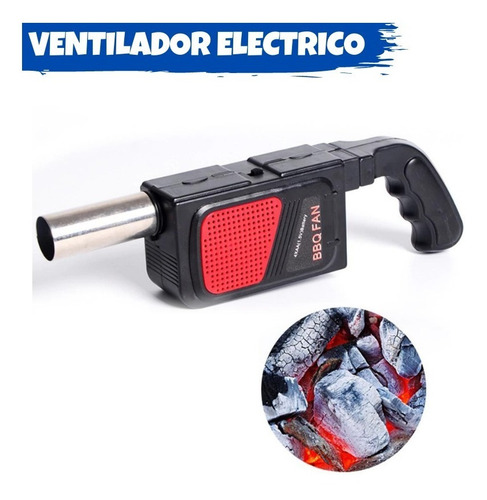 Imagen 1 de 8 de Ventilador Para Parrilla Portátil, Rápido Y Sencillo Oferta
