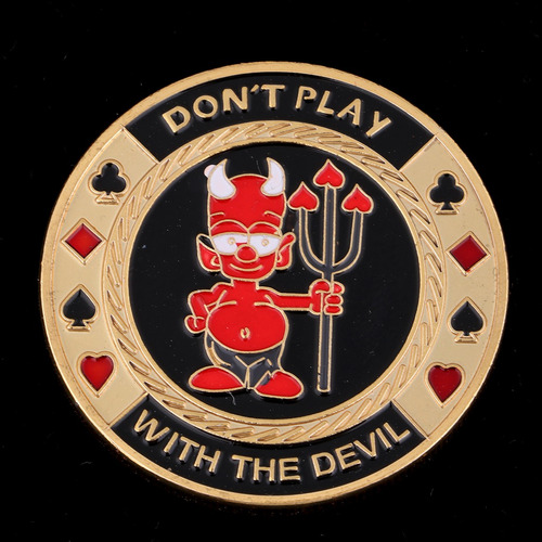 Imagen 2 de 6 de Banquero Chips Tarjeta De Prensa Poker Souvenir Monedas