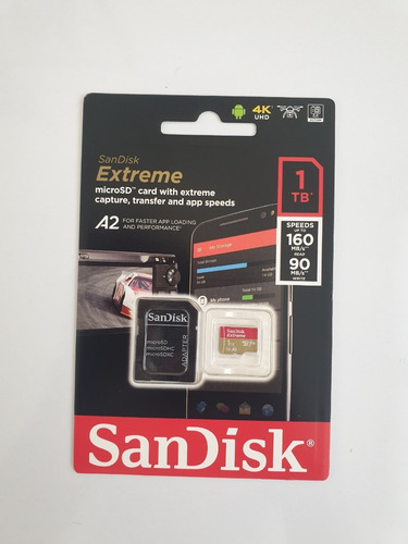 Memoria Microsdxc Sandisk Extreme De 1tb 160mb/s