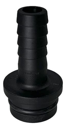 Conexão Reta Escama De 1/2 Com Anel De 1 Polegada M500/2 Cor Preto