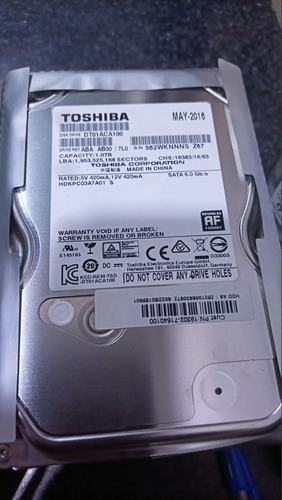 Disco Duro Interno Toshiba Dt01aca100 3.5'', 1tb, Sata Iii, 