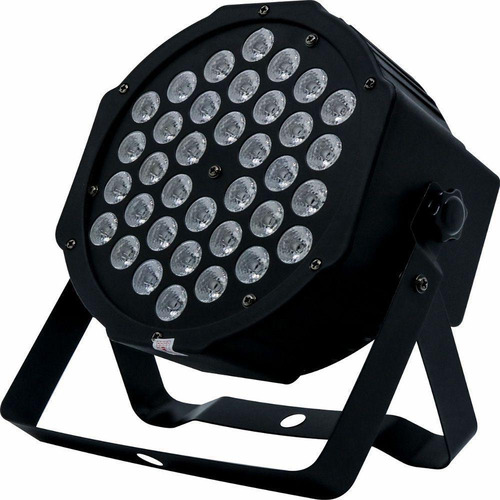 Kit 2 Canhões Refletor Par 64 36 Leds 1w Rgbw Dmx Digital