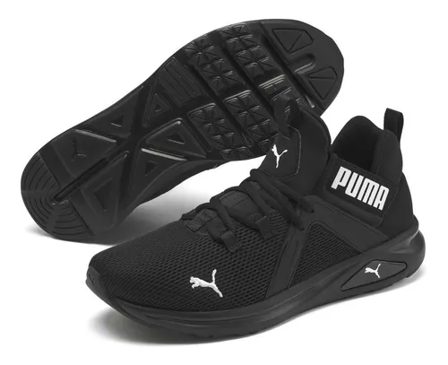 Puma Enzo 2 Originales Zapatos Deportivos Negro Blanco 85vds