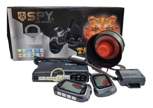 Alarma Carro Vehiculo Spy Control 2vias Encendido Motor 5km