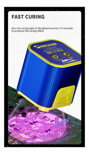 Lâmpada De Cura Uv Inteligente Mechanic L1 Pro, Lâmpada De
