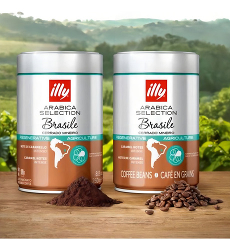 Café Illy Brasile Cerrado Mineiro 250g - Kit 3 Latas
