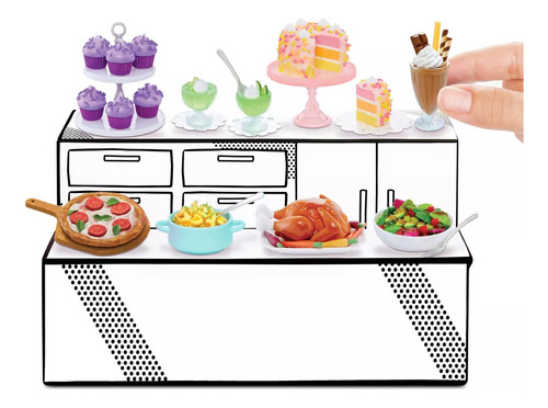 Mga Miniverse Make It Mini Mega Buffet Crea Tu Comida 60 Pz