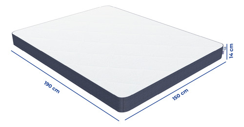 Colchon Basic Queen Size Confort Espumas Certificadas