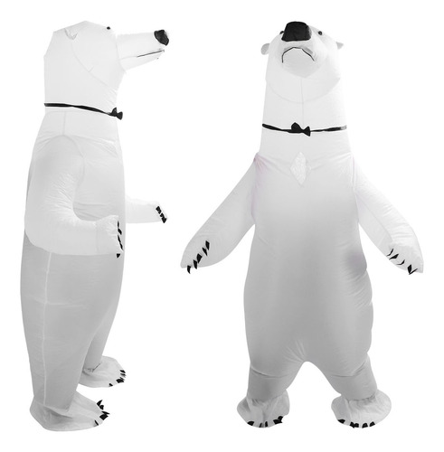 Disfraz De Oso Inflable Inflable Para Navidad