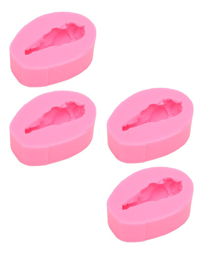 Molde De Silicona Para Tartas, 4 Unidades, Con Forma De Baqu