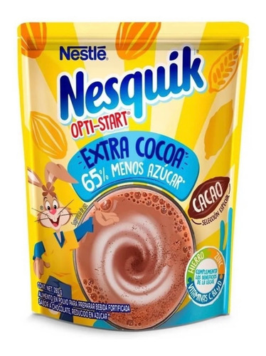 Nesquik Chocolate En Polvo Reducido En Azúcar Extra Cocoa