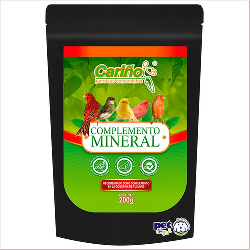 Minerales Digestibles Para Canarios Y Aves Chicas (200gr)