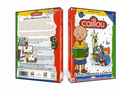 Educativo Caillou Letras, Números Y Colores (envío Digital)