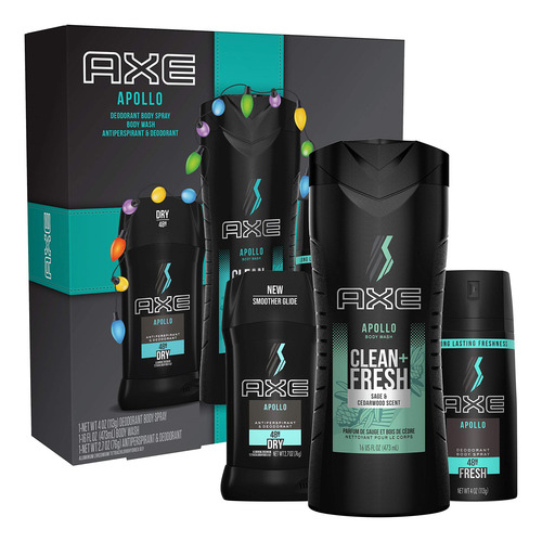 Set De Regalo Axe Apollo Con Spray Corporal, Antitranspirant