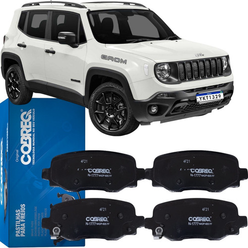 Imagem 8 de 10 de Pastilha De Freio Traseira Original Jeep Compass Renegade