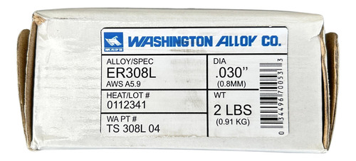 Micro Alambre 308 Para Acero Inoxidable .030 (2 Lbs)