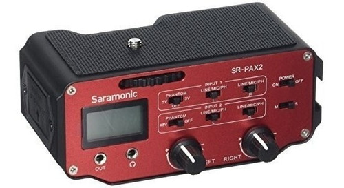 Saramonic Sr Pax2 Audio Adapter For Mirrorless Dslr