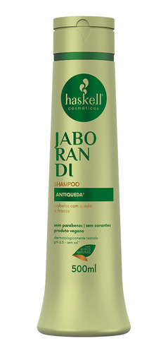 Haskell Cosméticos Jaborandi Shampoo Anti Oleosidade 500ml