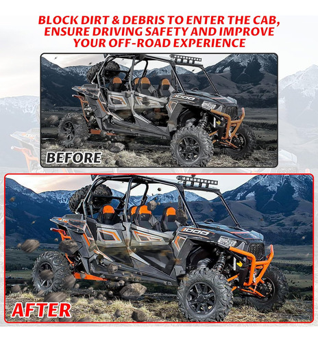 Paneles De Puerta Inferior Polaris Rzr Xp4 1000, Insert...