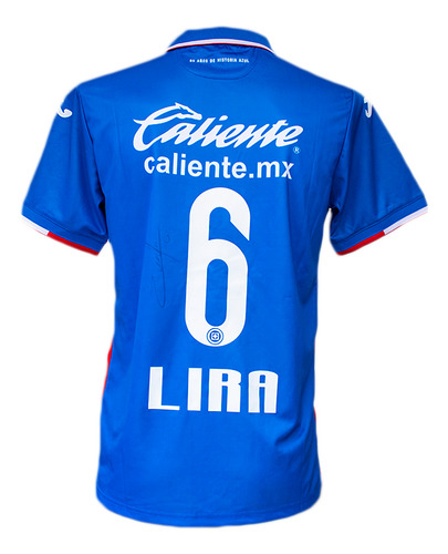 Jersey Cruz Azul #6 Autografiado Por Erik Lira