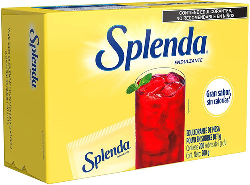 Endulzante Splenda Original En Polvo Caja 200 Sobres 200 G