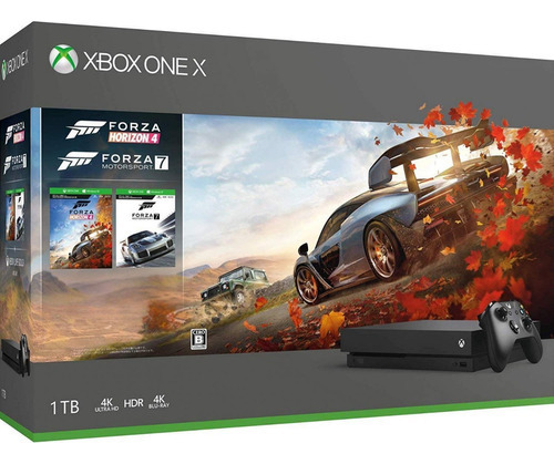 Consola Xbox One X 1tb Forza Motorsport Horiz Bundle Paquete