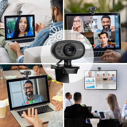 Argom Webcam Cam20 Hd 720p Con Micrófono Usb Wc-9120bk