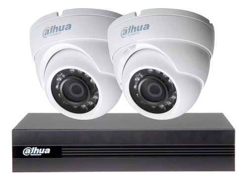 Kit Seguridad Dahua Full Hd Dvr 8ch + 2 Domos