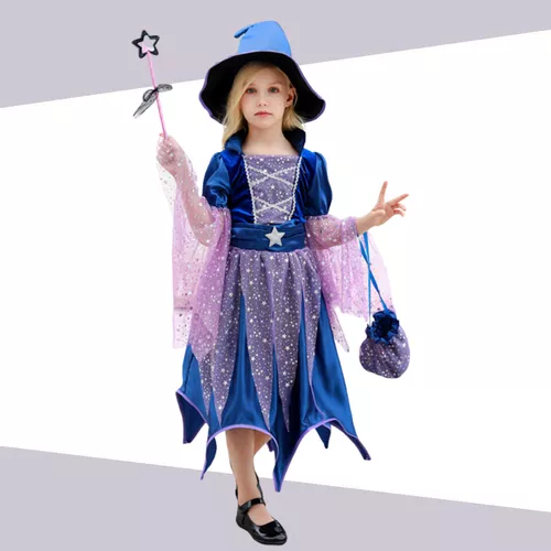 Fantasia infantil rainha vampira bruxinha halloween festas no Shoptime