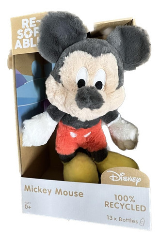 Peluche De Resoftables En La Caja De Mickey De 30 Cm, 100% R