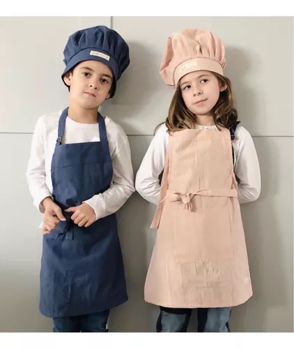 . Desde Reparador Delantal Y Gorro De Cocina Para Niños | MercadoLibre 📦