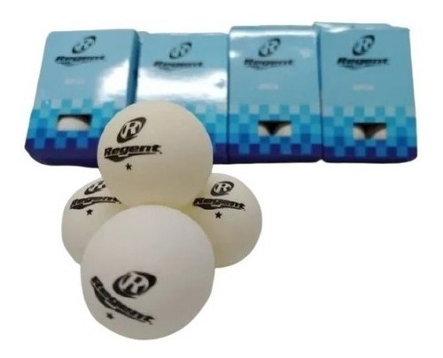 Imagen 1 de 1 de Pelotas De Ping Pong Regent Set De 6 Pelotas 1 Estrella.