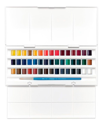 Imagen 4 de 5 de Set Studio 45 Acuarelas Profesionales Cotman Winsor & Newton