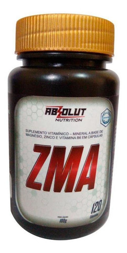 Zma Absolut 120 Capsulas - Absolut Nutrition