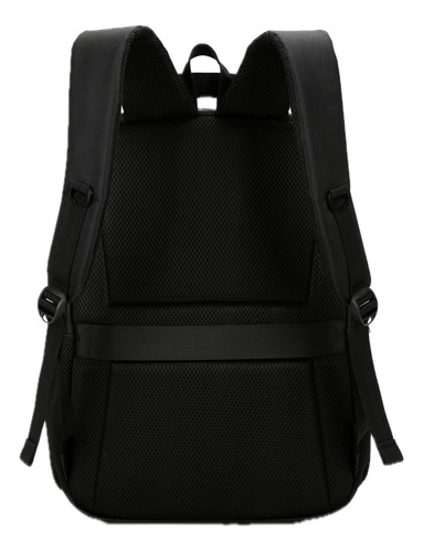 Mochila Aoking Urbana Notebook Viaje Sn3537-w Color Negro Diseño de la tela Lisa