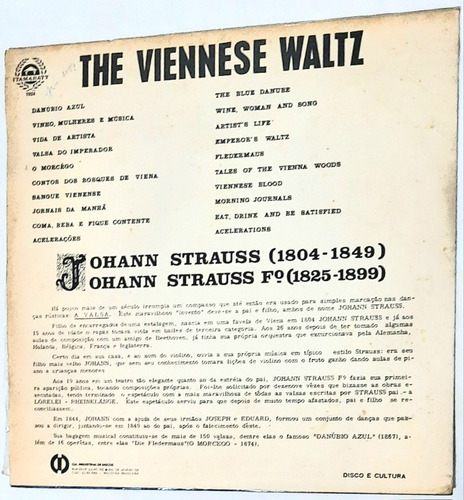 Lp Vinil The Viennese Waltz 1924 (Usado)