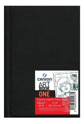Libreta Canson Art Book One 10x15 Cm / 96 Hojas 100 Gr/m²