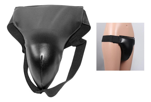 Protector De Entrepierna Con Suspensorio Ajustable Negro L