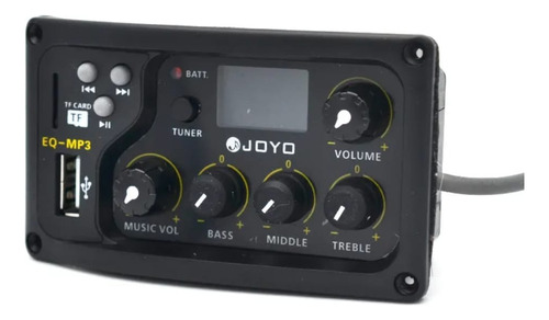Captador Para Violao Joyo Com Playback Mp3 Usb Profissional