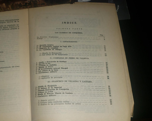 Historia Militar De Chile - 3 Tomos - Con Mapas De Batallas (Usado)